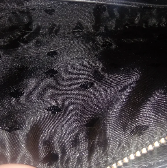 ♠NWT♠ Kate Spade Darcy Small Slim Black and White Floral Crossbody Bag - Picture 12 of 15